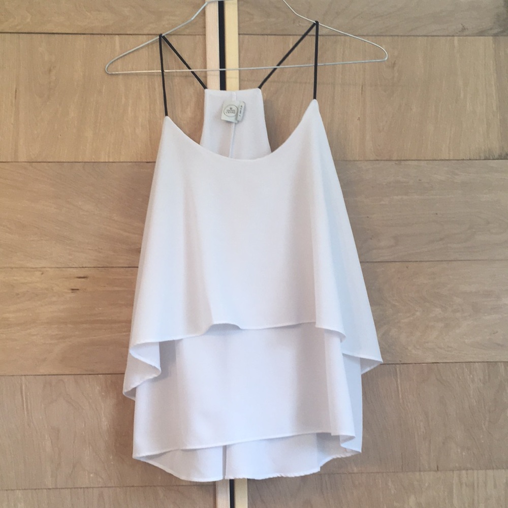 Paper Crane white tank